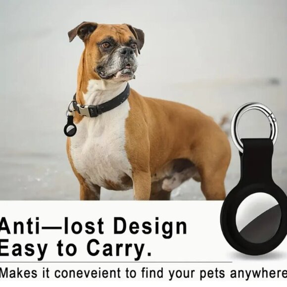 Air Tag Silicone Keychains  for Pets or Bags 4 Pack NWT - Picture 3 of 3